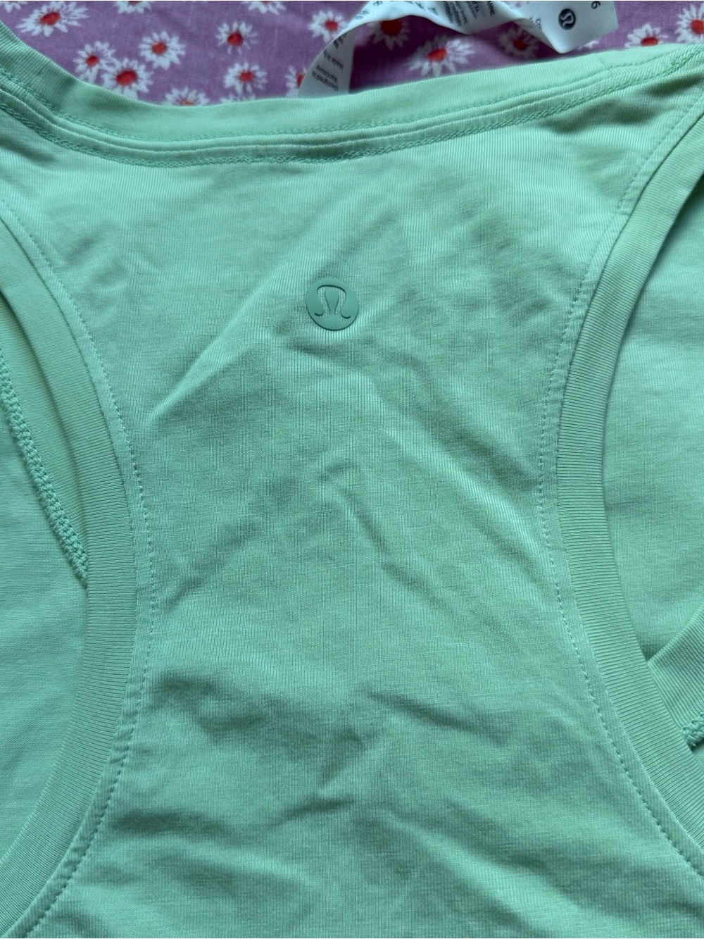 lululemon athletica Mint Green Racerback Sports Tank